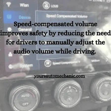 what is speed compensated volume