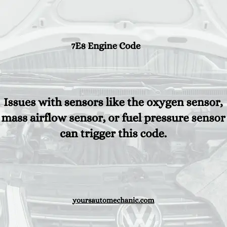 7e8 engine code